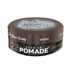 Pomada para cabelo com fixação forte The Shave Factory 22 Premium Spider Free Spirit 150ml