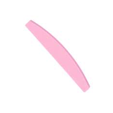 Ferramentas para Beauty Pink Half Moon Double-Sided File 100/180