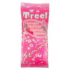 Treet Femina Pink Descartáveis Barbeadores 5 Unidades