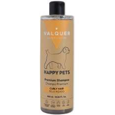 Valquer Happy Pets Shampoo Premium para Animais de Estimação com Cabelos Cacheados 400ml