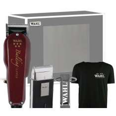 Máquina de corte Wahl Kit Balding 2.0 + barbeador + suporte + camiseta