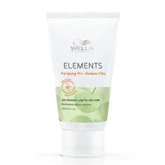 Argila pré-shampoo purificante Wella Elements para todos os tipos de cabelo 70ml sem silicone
