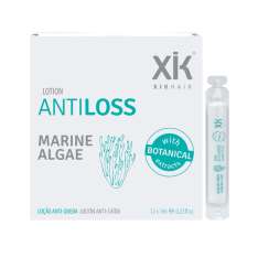 XiK Hair Ampoules Antiloss - Anti-queda de cabelo com algas minerais 12 x 10 ml