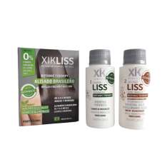 Xik Hair XIKLISS Kit Alisamento Brasileiro sem Shampoo Formol + Alisador 100ml
